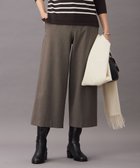 【ジェイ プレス/J.PRESS】の【WEB限定カラーあり・洗える】T/Rアルガンシルク ワイド パンツ ブラウン系|ID: prp329100004523949 ipo3291000000032001351