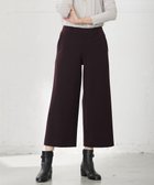 【ジェイ プレス/J.PRESS】の【WEB限定カラーあり・洗える】T/Rアルガンシルク ワイド パンツ ワイン系|ID: prp329100004523949 ipo3291000000032001352