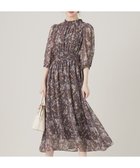 【エニィ スィス/any SiS】の【洗える】ニュアンスプリント ワンピース モカ系|ID: prp329100004523952 ipo3291000000034308459