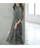 【エニィ スィス/any SiS】の【洗える】ニュアンスプリント ワンピース グリーン系|ID: prp329100004523952 ipo3291000000034308460