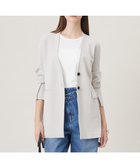 【アイシービー/iCB】の【洗える】シンセティックミラノリブ ニットジャケット トープ系|ID: prp329100004523955 ipo3291000000032001377