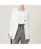 【アイシービー/iCB】の【洗える】シンセティックミラノリブ ニットジャケット オフホワイト系|ID: prp329100004523955 ipo3291000000032001378