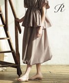 【23区/NIJYUSANKU】の【R(アール)】シルクタフタ ギャザースカート モカ系|ID: prp329100004523956 ipo3291000000032001380