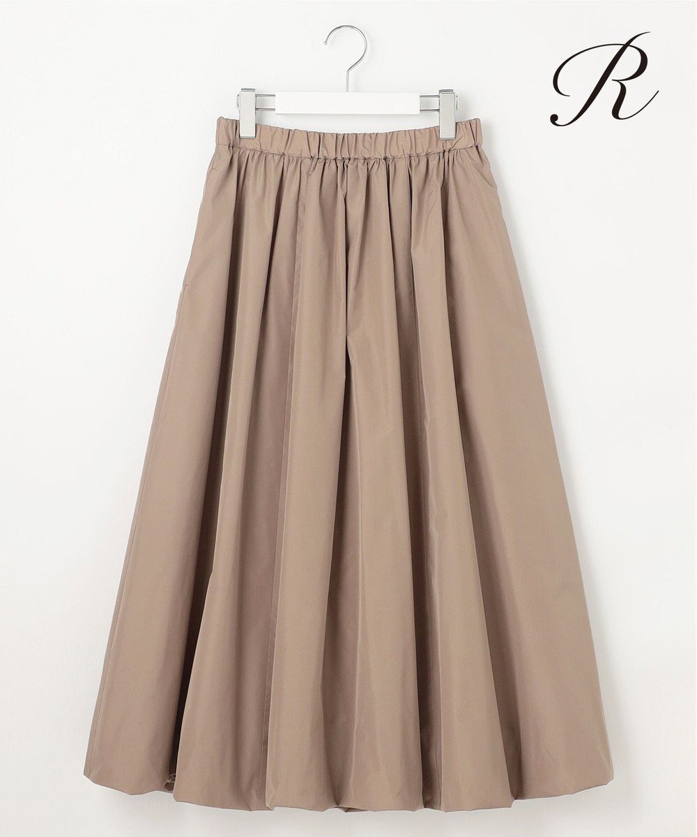【23区/NIJYUSANKU】の【R(アール)】シルクタフタ ギャザースカート 人気、トレンドファッション・服の通販 founy(ファニー) 　ファッション　Fashion　レディースファッション　Fashion for Women　スカート　Skirts　エレガント 上品　Elegant　春　Spring　ギャザー　Gathered, Ruffled　シャンブレー　Chambray, Denim-Like Fabric　シルク　Silk, 100% Silk　セットアップ　Set-Up, Coordinated Outfit　タフタ　Taffeta, Structured Fabric　人気　Popular, Best Seller　バルーン　Balloon, Balloon Silhouette　S/S・春夏　SS, Spring/Summer, Warm Season　おすすめ　Recommended / Our Picks　夏　Summer　2025年　2025　2025春夏・S/S　Spring/Summer 2025 SS25　 other-1|ID: prp329100004523956 ipo3291000000033649507