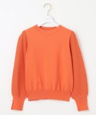 【エニィ スィス/any SiS】の【CICA加工・選べる9色展開】スリットポイントボトルネック ニット オレンジ|ID: prp329100004523959 ipo3291000000032001390