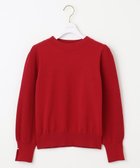 【エニィ スィス/any SiS】の【CICA加工・選べる9色展開】スリットポイントボトルネック ニット 赤|ID: prp329100004523959 ipo3291000000032001397