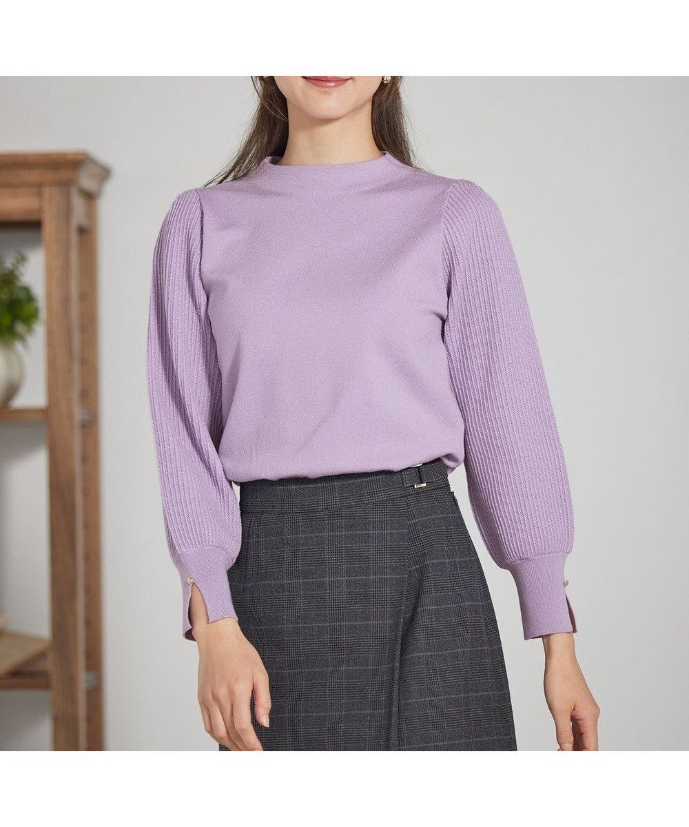 【エニィ スィス/any SiS】の【CICA加工・選べる9色展開】スリットポイントボトルネック ニット インテリア・キッズ・メンズ・レディースファッション・服の通販 founy(ファニー) ファッション Fashion レディースファッション Fashion for Women トップス・カットソー Cut & Sew Tops ニット Knit Tops & Sweaters コンパクト Compact, Small Size 軽量 Lightweight, Ultra Light シンプル Simple, Minimal ストレッチ Stretch, Stretchy Fabric スリット Slit, Slit Detail セーター Sweater, Knitwear バランス Balance, Style Balance A/W・秋冬 Autumn/Winter S/S・春夏 SS, Spring/Summer, Warm Season おすすめ Recommended / Our Picks 夏 Summer エレガント 上品 Elegant ビジネス 仕事 通勤 Business / Work / Commuting 紫|ID: prp329100004523959 ipo3291000000036250590