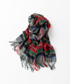 【23区/NIJYUSANKU】のカシミヤ チェック ストール ダークグリーン系|ID: prp329100004523967 ipo3291000000033681528