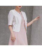 【トッカ/TOCCA】の【洗える・消臭】BRIGHT LUMINOUS 半袖ジャケット アイボリー系|ID: prp329100004523968 ipo3291000000032001431