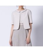 【トッカ/TOCCA】の【洗える・消臭】BRIGHT LUMINOUS 半袖ジャケット ベージュ系|ID: prp329100004523968 ipo3291000000032001432