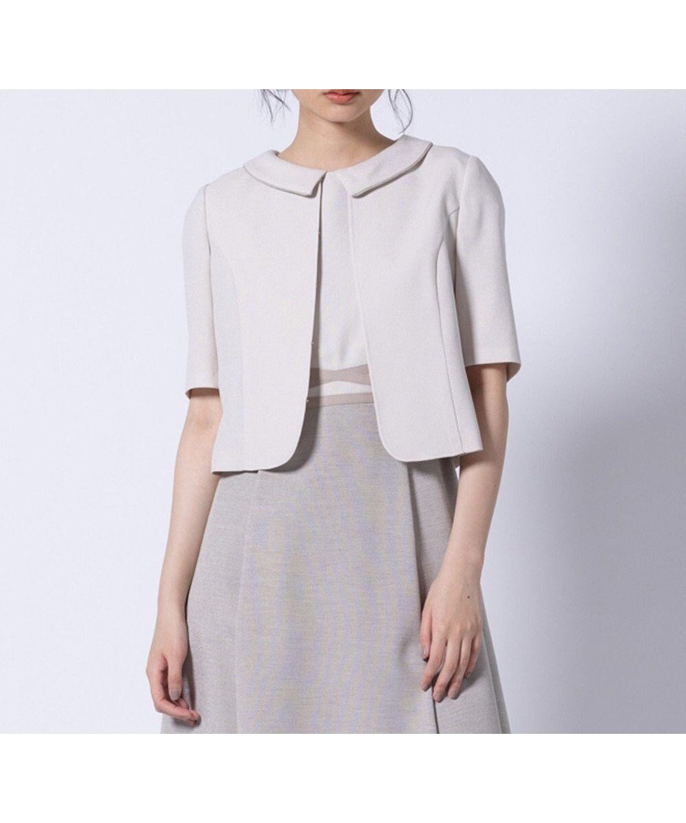 【トッカ/TOCCA】の【洗える・消臭】BRIGHT LUMINOUS 半袖ジャケット インテリア・キッズ・メンズ・レディースファッション・服の通販 founy(ファニー) ファッション Fashion レディースファッション Fashion for Women アウター Coat / Outerwear Collection レディースジャケット・軽アウター Jackets ノーカラージャケット / シンプル上品コーデ Collarless Jackets 2025年 2025 2025春夏・S/S Spring/Summer 2025 SS25 おすすめ Recommended / Our Picks ジャケット Jacket, Outerwear ドレス Dress, One-Piece ブライト Bright, Shiny リネン Linen, Linen Fabric 半袖 Short Sleeve, Half Sleeve 夏 Summer 定番 Standard, Basic Item 春 Spring S/S・春夏 SS, Spring/Summer, Warm Season 洗える Machine Washable ベージュ系|ID: prp329100004523968 ipo3291000000033617008