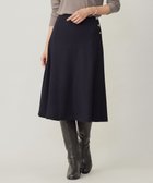 【ジェイ プレス/J.PRESS】の【洗える】ウールスムース スカート ネイビー系|ID: prp329100004523970 ipo3291000000033404314