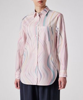 【ポール スミス/Paul Smith】のSun Bleached Swirl シャツ 人気、トレンドファッション・服の通販 founy(ファニー) ファッション Fashion レディースファッション Fashion for Women トップス・カットソー Cut & Sew Tops シャツ・ブラウス・オフィスカジュアル Elegant Blouses & Button-Ups おすすめ Recommended / Our Picks シンプル Simple, Minimal ワーク Workwear, Utility Style 夏 Summer 春 Spring S/S・春夏 SS, Spring/Summer, Warm Season A/W・秋冬 Autumn/Winter 羽織 Haori, Light Jacket |ID:prp329100004523983