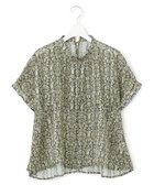 【ジェイプレスヨークストリート/J.PRESS YORK STREET】の【WOMEN】オリジナルタイルプリント ブラウス ブラック系5|ID: prp329100004523985 ipo3291000000032001486