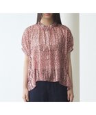 【ジェイプレスヨークストリート/J.PRESS YORK STREET】の【WOMEN】オリジナルタイルプリント ブラウス 人気、トレンドファッション・服の通販 founy(ファニー) ファッション Fashion レディースファッション Ladies' Fashion Online トップス・カットソー Tops/Tshirt シャツ/ブラウス Shirts/Blouses 春 Spring サテン Satin ストライプ Stripe とろみ Thickness フレア Flare ヘムライン Hemline S/S・春夏 Ss・Spring/Summer 再入荷 Restock/Back In Stock/Re Arrival 夏 Summer ビジネス 仕事 通勤 Business thumbnail レッド系5|ID: prp329100004523985 ipo3291000000032576921