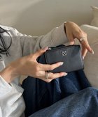 【ラシット/russet】のミニモノグラムプレートハーフウォレット(SO-421) Black|ID: prp329100004523987 ipo3291000000033517219