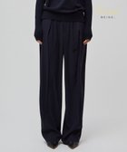 【ベイジ,/BEIGE,】の【洗える】CINDY / ワイドタックパンツ Navy|ID: prp329100004523989 ipo3291000000032001504