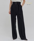 【ベイジ,/BEIGE,】の【洗える】CINDY / ワイドタックパンツ Black|ID: prp329100004523989 ipo3291000000032001506