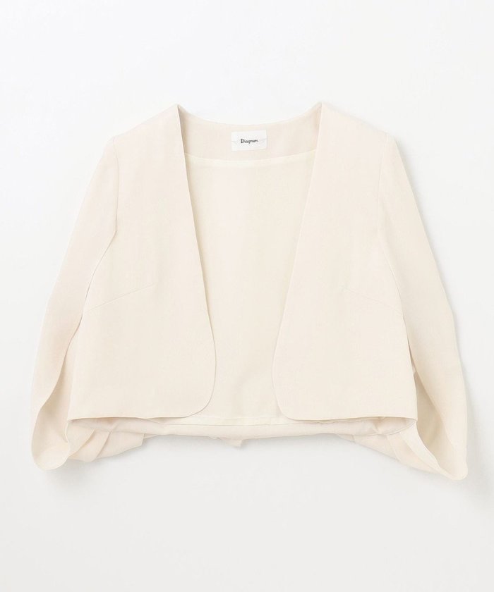 【グレース コンチネンタル/GRACE CONTINENTAL】のイレギュラーボレロ インテリア・キッズ・メンズ・レディースファッション・服の通販 founy(ファニー) https://founy.com/ ファッション Fashion レディースファッション WOMEN アウター Coat Outerwear ジャケット Jackets ノーカラージャケット No Collar Leather Jackets ボレロ Bolero jackets ジャケット Jacket ドレス Dress バルーン Balloon ボレロ Bolero 再入荷 Restock/Back In Stock/Re Arrival 夏 Summer S/S・春夏 Ss・Spring/Summer A/W・秋冬 Aw・Autumn/Winter・Fw・Fall-Winter |ID: prp329100004523995 ipo3291000000032001518
