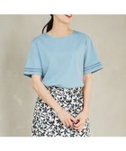 【ジェイ プレス/J.PRESS】の【接触冷感】コットンスムース 刺繍スリーブ カットソー シーグリーン系|ID: prp329100004523996 ipo3291000000032001522