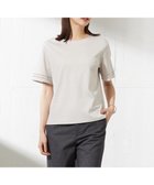 【ジェイ プレス/J.PRESS】の【接触冷感】コットンスムース 刺繍スリーブ カットソー グレージュ系|ID: prp329100004523996 ipo3291000000032001524