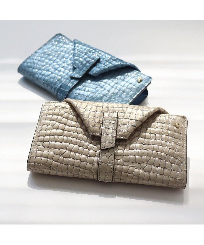 【ペレボルサ/PELLE BORSA】のギャルソンウォレット Rainbow Croco レインボークロコ 6101 インテリア・キッズ・メンズ・レディースファッション・服の通販 founy(ファニー) https://founy.com/ ファッション Fashion レディースファッション WOMEN 財布 Wallets イタリア Italy エナメル Enamel クロコ Croco コンパクト Compact スタイリッシュ Stylish 財布 Wallet パール Pearl ポケット Pocket メタル Metal おすすめ Recommend エレガント 上品 Elegant |ID: prp329100004523997 ipo3291000000032001528