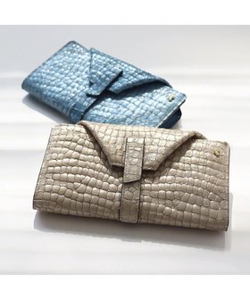 【ペレボルサ/PELLE BORSA】のギャルソンウォレット Rainbow Croco レインボークロコ 6101 人気、トレンドファッション・服の通販 founy(ファニー) ファッション Fashion レディースファッション WOMEN 財布 Wallets イタリア Italy エナメル Enamel クロコ Croco コンパクト Compact スタイリッシュ Stylish 財布 Wallet パール Pearl ポケット Pocket メタル Metal おすすめ Recommend エレガント 上品 Elegant |ID:prp329100004523997