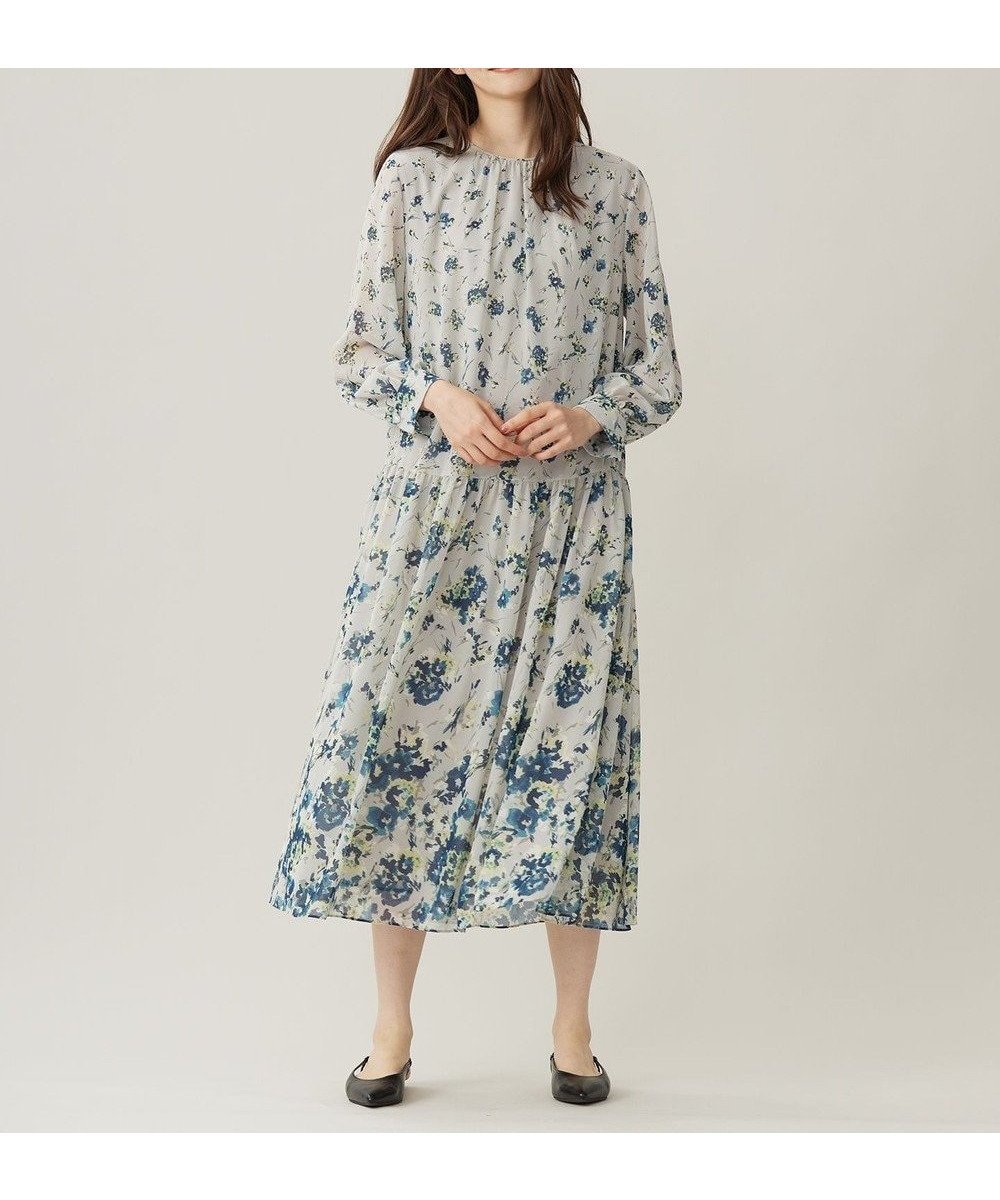 【自由区/JIYU-KU】の【洗える】オータムダリアプリント ワンピース 人気、トレンドファッション・服の通販 founy(ファニー) 　ファッション　Fashion　レディースファッション　WOMEN　ワンピース　Dress　オータム　Autumn　洗える　Washable　ギャザー　Gather　グラデーション　Gradation　シフォン　Chiffon　ジャケット　Jacket　ツイード　Tweed　フラワー　Flower　プリント　Print　ミックス　Mix　A/W・秋冬　Aw・Autumn/Winter・Fw・Fall-Winter　再入荷　Restock/Back In Stock/Re Arrival　おすすめ　Recommend　 other-1|ID: prp329100004524002 ipo3291000000032075547