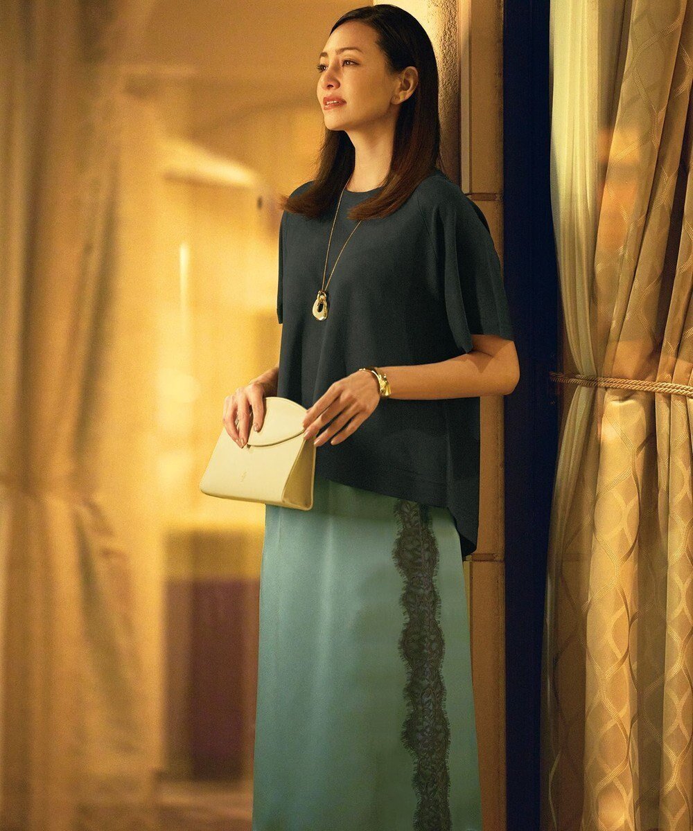【自由区/JIYU-KU】の【カタログ掲載・洗える】サテンレース スカート 人気、トレンドファッション・服の通販 founy(ファニー) 　ファッション　Fashion　レディースファッション　WOMEN　スカート　Skirt　エレガント 上品　Elegant　サテン　Satin　スカラップ　Scalloped　ストレッチ　Stretch　フラワー　Flower　モチーフ　Motif　レース　Race　夏　Summer　春　Spring　S/S・春夏　Ss・Spring/Summer　洗える　Washable　 other-1|ID: prp329100004524005 ipo3291000000032185253