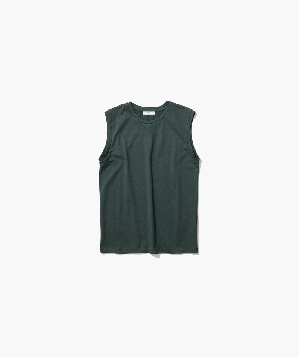 【エイトン/ATON】のSUVIN 60/2 タンクトップ インテリア・キッズ・メンズ・レディースファッション・服の通販 founy(ファニー) 　ファッション　Fashion　レディースファッション　WOMEN　トップス・カットソー　Tops/Tshirt　シャツ/ブラウス　Shirts/Blouses　ロング / Tシャツ　T-Shirts　カットソー　Cut and Sewn　インド　India　インナー　Inner　カットソー　Cut And Sew　ジャージー　Jersey　スーツ　Suit　タンク　Tank　ドレス　Dress　ノースリーブ　No Sleeve　夏　Summer　S/S・春夏　Ss・Spring/Summer　A/W・秋冬　Aw・Autumn/Winter・Fw・Fall-Winter　GREEN|ID: prp329100004524009 ipo3291000000032001579
