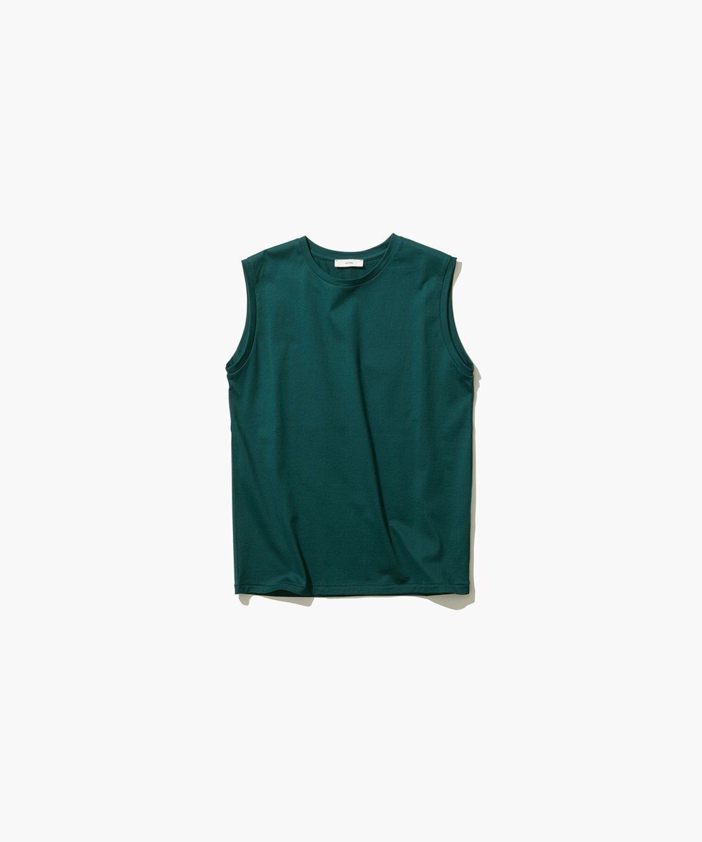 【エイトン/ATON】のSUVIN 60/2 タンクトップ インテリア・キッズ・メンズ・レディースファッション・服の通販 founy(ファニー) 　ファッション　Fashion　レディースファッション　Fashion for Women　トップス・カットソー　Cut & Sew Tops　シャツ・ブラウス・オフィスカジュアル　Elegant Blouses & Button-Ups　ロングTシャツ・Tシャツ　Longline T-Shirts & Tees　カットソー・ベーシックTシャツ　Cut-and-Sewn Tops / Stretch Tees & Basics　インド　Indian Textile　インナー　Innerwear　カットソー　Cut and Sewn Top　スーツ　Suit, Formalwear　タンク　Tank Top, Sleeveless Top　ドレス　Dress, One-Piece　ノースリーブ　Sleeveless, No-Sleeve　夏　Summer　S/S・春夏　SS, Spring/Summer, Warm Season　A/W・秋冬　Autumn/Winter　GREEN|ID: prp329100004524009 ipo3291000000036243761