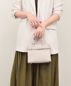 【インター ショシュール/INTER-CHAUSSURES】の【CHRISTIAN VILLA】スモールサイズレザーハンドバッグ ライトグレー|ID: prp329100004524018 ipo3291000000032662903