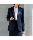 【23区/NIJYUSANKU】の【セットアップ対応/洗える】グロッシーコットンシャンブレー テーラード ジャケット ネイビー系|ID: prp329100004524027 ipo3291000000032001647