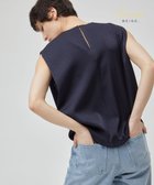 【ベイジ,/BEIGE,】の【洗える】CINDY / ノースリーブブラウス Navy|ID: prp329100004524029 ipo3291000000032001654
