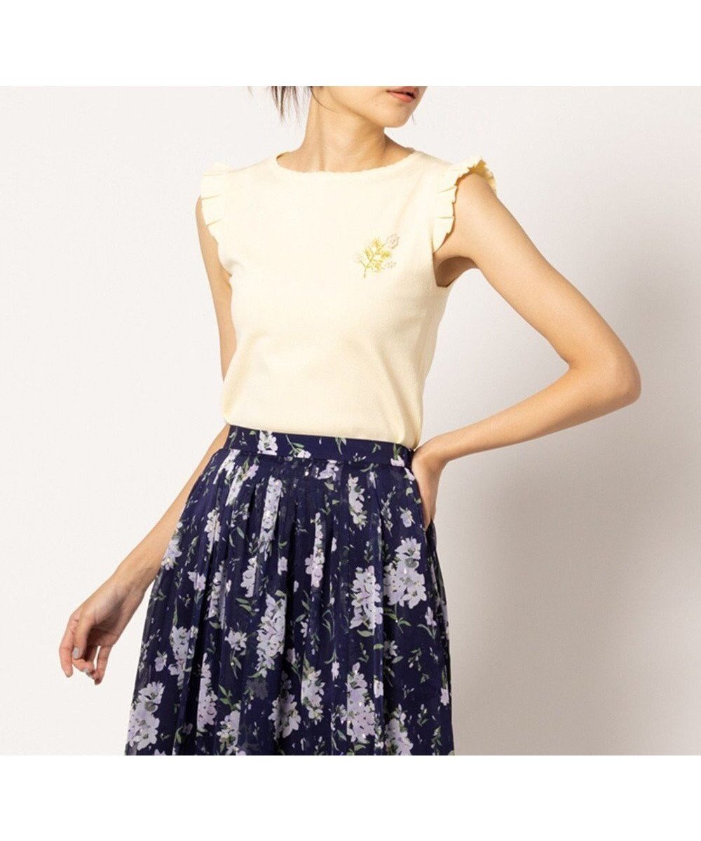 【トッカ/TOCCA】の【洗える】LITTLE MIMOSA ニットトップス インテリア・キッズ・メンズ・レディースファッション・服の通販 founy(ファニー) 　ファッション　Fashion　レディースファッション　WOMEN　トップス・カットソー　Tops/Tshirt　ニット　Knit Tops　セーター　Sweater　夏　Summer　春　Spring　S/S・春夏　Ss・Spring/Summer　洗える　Washable　イエロー系|ID: prp329100004524030 ipo3291000000032001659