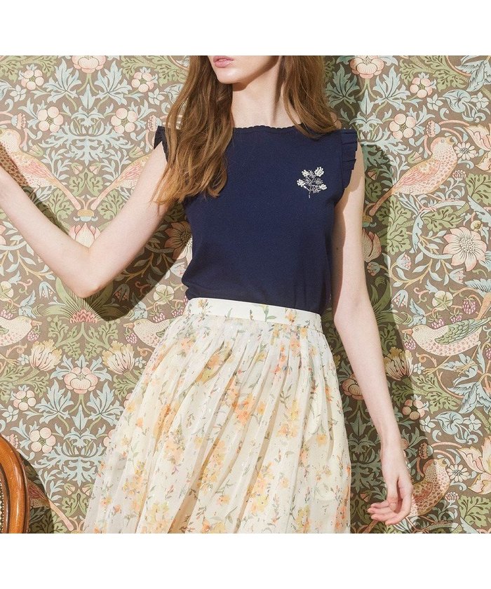 【トッカ/TOCCA】の【洗える】LITTLE MIMOSA ニットトップス インテリア・キッズ・メンズ・レディースファッション・服の通販 founy(ファニー) https://founy.com/ ファッション Fashion レディースファッション Ladies' Fashion Online トップス・カットソー Tops/Tshirt ニット Knit Tops セーター Sweater 夏 Summer 春 Spring S/S・春夏 Ss・Spring/Summer 洗える Washable |ID: prp329100004524030 ipo3291000000032663194