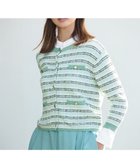 【自由区/JIYU-KU】の【SHIHOさん着用・洗える】カラーミックスツイードニット カーディガン フロスティグリーン系|ID: prp329100004524031 ipo3291000000032676286