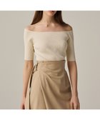 【アンクレイヴ/uncrave】の【ご好評につき追加生産】ドライタッチ ニット オフショル トップス(uncrave WHITE) エクリュ|ID: prp329100004524036 ipo3291000000032001678