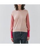 【ベイジ,/BEIGE,】の【洗える】BURNET / カラーミックスVネックトップス Nude×Salmon×Pink|ID: prp329100004524039 ipo3291000000032663348