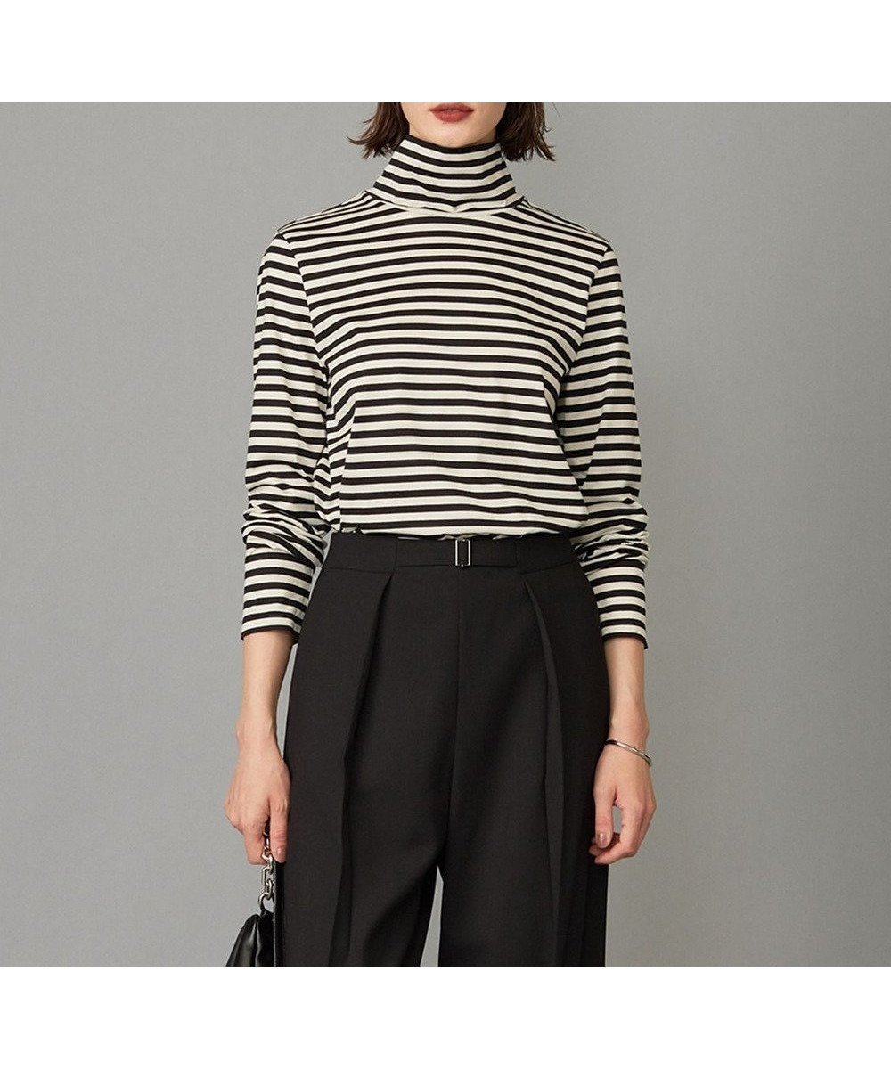 【アイシービー/iCB】の【洗える】 シンプルジャージー ハイネックプルオーバー 人気、トレンドファッション・服の通販 founy(ファニー) 　ファッション　Fashion　レディースファッション　WOMEN　トップス・カットソー　Tops/Tshirt　シャツ/ブラウス　Shirts/Blouses　ロング / Tシャツ　T-Shirts　プルオーバー　Pullover　カットソー　Cut and Sewn　洗える　Washable　カットソー　Cut And Sew　コンパクト　Compact　シルケット　Mercerization　ジャケット　Jacket　ジャージー　Jersey　スリーブ　Sleeve　ハイネック　High Neck　ボーダー　Border　ロング　Long　A/W・秋冬　Aw・Autumn/Winter・Fw・Fall-Winter　再入荷　Restock/Back In Stock/Re Arrival　2023年　2023　2023-2024秋冬・A/W　Aw/Autumn/Winter//Fw/Fall-Winter/2023-2024　 other-1|ID: prp329100004524042 ipo3291000000032001698