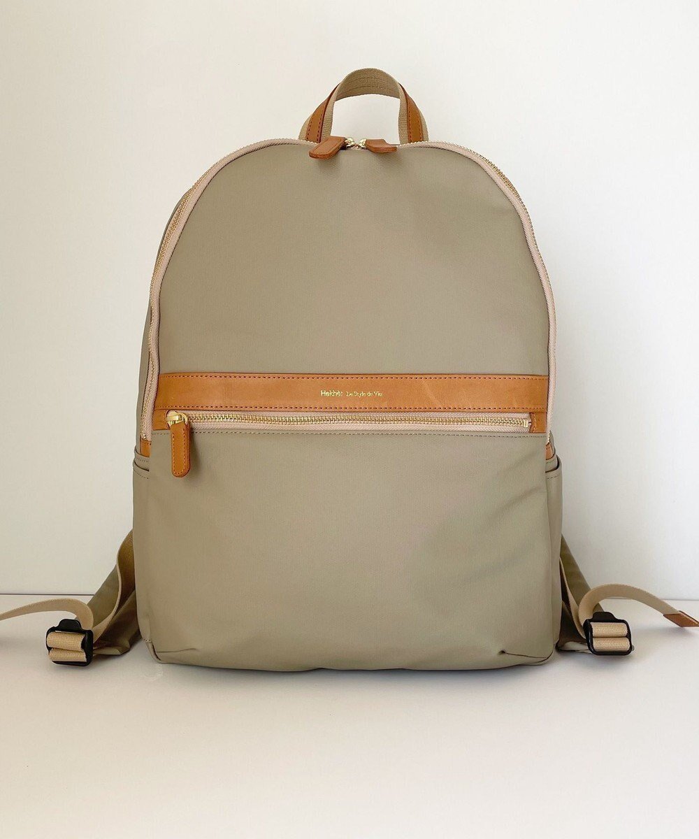【エクエル ル スティル デヴィ/Hekher Le Style de Vie】の【日本製 / A4サイズ対応】PUコットンキャンバス リュックサック インテリア・キッズ・メンズ・レディースファッション・服の通販 founy(ファニー) 　ファッション　Fashion　レディースファッション　WOMEN　バッグ　Bag　キャンバス　Canvas　コーティング　Coating　軽量　Lightweight　ショルダー　Shoulder　シンプル　Simple　財布　Wallet　ハンド　Hand　フィット　Fit　ポケット　Pocket　モダン　Modern　リュック　Ruck Sack　日本製　Made In Japan　旅行　Travel　ビジネス 仕事 通勤　Business　ベージュ|ID: prp329100004524045 ipo3291000000032001710