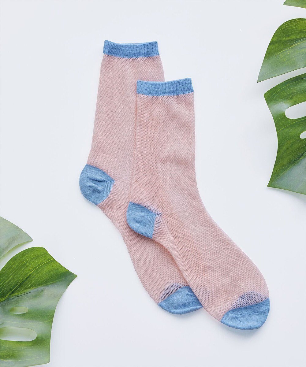 【ティアクラッセ/Tiaclasse】のメッシュ配色ソックス 人気、トレンドファッション・服の通販 founy(ファニー) 　ファッション　Fashion　レディースファッション　WOMEN　ソックス　Socks　レッグウェア　Legwear　シアー　Sheer　シューズ　Shoes　スニーカー　Sneakers　ソックス　Socks　チュニック　Tunic　トレンド　Trend　メッシュ　Mesh　再入荷　Restock/Back In Stock/Re Arrival　NEW・新作・新着・新入荷　New Arrivals　 other-1|ID: prp329100004524048 ipo3291000000032001719