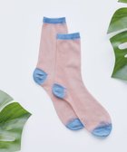 【ティアクラッセ/Tiaclasse】のメッシュ配色ソックス ピンク|ID: prp329100004524048 ipo3291000000032001720