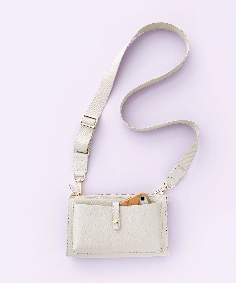【トッカ/TOCCA】のWALK MULTI BAG マルチバッグ インテリア・キッズ・メンズ・レディースファッション・服の通販 founy(ファニー) 　ファッション　Fashion　レディースファッション　WOMEN　バッグ　Bag　コイン　Coin　スマホ　Smartphone　トレンド　Trend　フラップ　Flap　フロント　Front　ポケット　Pocket　ラップ　Wrap　リュクス　Luxe　財布　Wallet　アイボリー系|ID: prp329100004524049 ipo3291000000032001726