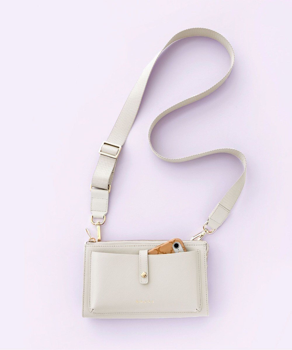 【トッカ/TOCCA】のWALK MULTI BAG マルチバッグ インテリア・キッズ・メンズ・レディースファッション・服の通販 founy(ファニー) 　ファッション　Fashion　レディースファッション　Ladies' Fashion Online　バッグ　Bag　コイン　Coin　スマホ　Smartphone　トレンド　Trend　フラップ　Flap　フロント　Front　ポケット　Pocket　ラップ　Wrap　リュクス　Luxe　財布　Wallet　アイボリー系|ID: prp329100004524049 ipo3291000000032663153