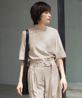 【アイシービー/iCB】 【接触冷感・UVカット・洗える】 T/Rドライリネン Tブラウス人気、トレンドファッション・服の通販 founy(ファニー) ファッション Fashion レディースファッション Fashion for Women トップス・カットソー Cut & Sew Tops シャツ・ブラウス・オフィスカジュアル Elegant Blouses & Button-Ups 春 Spring 洗える Machine Washable シンプル Simple, Minimal ストレッチ Stretch, Stretchy Fabric ストレート Straight, Straight Cut スリット Slit, Slit Detail セットアップ Set-Up, Coordinated Outfit ネップ Nepp, Slub Yarn ベーシック Basic, Essential リネン Linen, Linen Fabric ワイド Wide, Wide Fit S/S・春夏 SS, Spring/Summer, Warm Season おすすめ Recommended / Our Picks 夏 Summer 2025年 2025 2025春夏・S/S Spring/Summer 2025 SS25 |ID:prp329100004524056