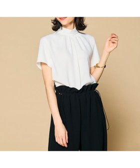 【ベイジ,/BEIGE,】 【洗える】EVA / ハイネックハーフスリーブブラウス人気、トレンドファッション・服の通販 founy(ファニー) ファッション Fashion レディースファッション WOMEN トップス・カットソー Tops/Tshirt シャツ/ブラウス Shirts/Blouses とろみ Thickness インナー Inner ギャザー Gather ジョーゼット Georgette ストレッチ Stretch セレモニー Ceremony ハイネック High Neck エレガント 上品 Elegant 今季 This Season ビジネス 仕事 通勤 Business 半袖 Short Sleeve 夏 Summer 定番 Standard S/S・春夏 Ss・Spring/Summer 洗える Washable A/W・秋冬 Aw・Autumn/Winter・Fw・Fall-Winter |ID:prp329100004524059