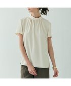 【ベイジ,/BEIGE,】の【洗える】EVA / ハイネックハーフスリーブブラウス Sheer Orange|ID: prp329100004524059 ipo3291000000034201262