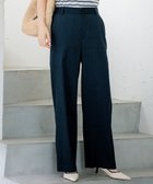 【23区/NIJYUSANKU】の【CLASSY.6月号掲載/洗える】リネンレーヨンストレッチ ワイドパンツ ネイビー系|ID: prp329100004524060 ipo3291000000032001775