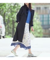 【エニィ スィス/any SiS】の【洗える】Nobleライトトレンチ コート 人気、トレンドファッション・服の通販 founy(ファニー) ファッション Fashion レディースファッション WOMEN アウター Coat Outerwear コート Coats ジャケット Jackets トレンチコート Trench Coats 春 Spring 洗える Washable クラシカル Classical ジャケット Jacket スリット Slit スリーブ Sleeve チェスター Chester トレンチ Trench 人気 Popularity フロント Front S/S・春夏 Ss・Spring/Summer 夏 Summer エレガント 上品 Elegant NEW・新作・新着・新入荷 New Arrivals |ID:prp329100004524064